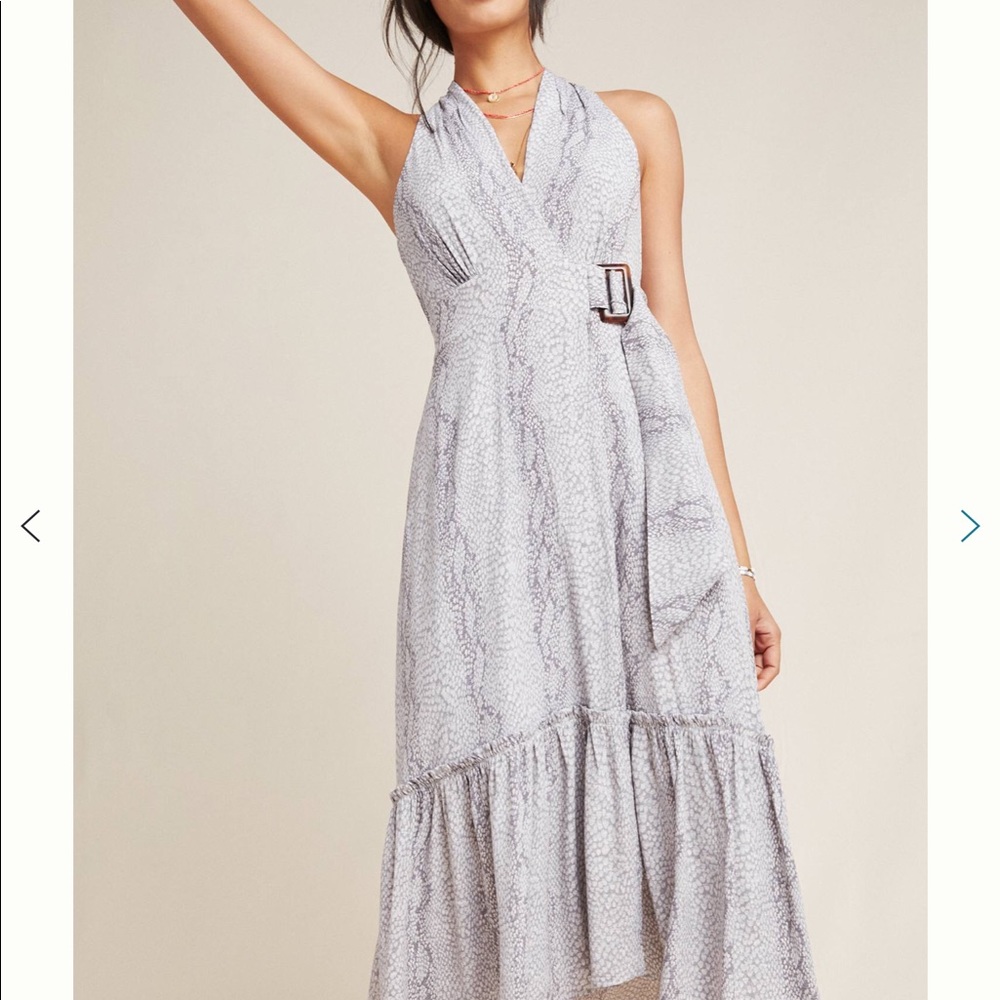 Gorgeous snakeskin print dress. Anthropologie.NWT